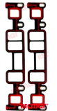 Pakningsst til indsugningsmanifold V6 - 8 boltet